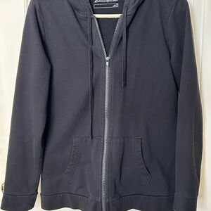 Eddie Bauer Charcoal Zip-Up Hoodie Sz M